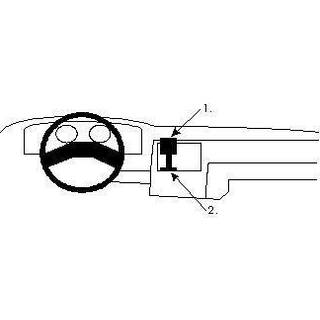 ProClip Monteringsbygel Ford Escort 86-90, Centrerad