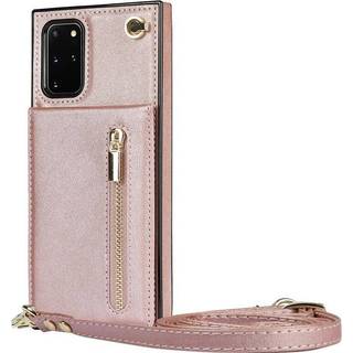 Zipper halskæde etui Samsung Galaxy S20 Plus - Rose