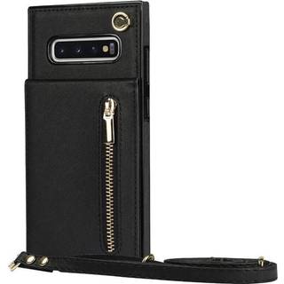Zipper halskæde etui Samsung Galaxy S10 Plus - Sort