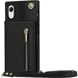 Zipper halskæde etui Apple iPhone XR - Sort