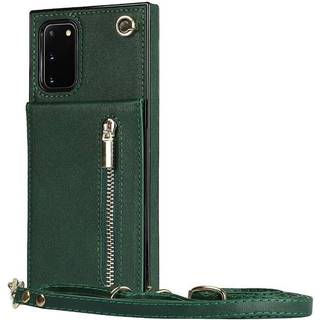 Zipper halskæde etui Samsung Galaxy S20 - Grøn