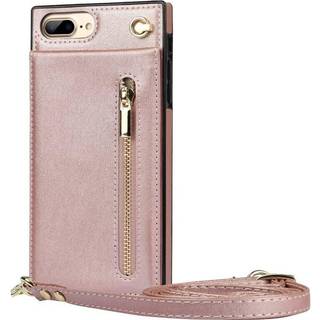Zipper halskæde etui Apple iPhone 7 Plus - Rose