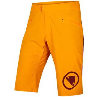 Endura Singletrack Lite Shorts Orange Short Fit - Størrelse Small