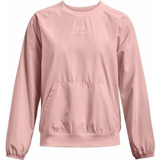 Sweatshirt Under Armour UA Rush Woven Crew-BLK 1369850-001 Størrelse XS