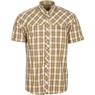 Pinewood Cliff kortærmet skj XL, khaki/bronze 5338