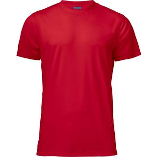 ProJob 642030 2030 t-shirt i spun-dyed polyester / Arbejds T-shirt red XL