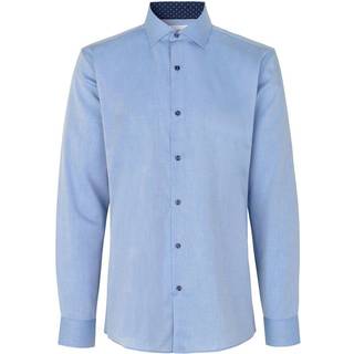 ID S370 SEVEN SEAS Fine Twill Contrast modern Lys blå 5XL