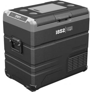 Køleboks med kompressor 1852-Marine, 12V / 24V / 230V, med 2 kølezoner (2-delt køl/frys), 55 liter + tilslutningskabler