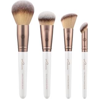 Luvia Cosmetics Brush Brush Set Prime Vegan Flawless Face Set Prime Concealer + Blush Brush + Angled Buffer + Powder Brush 1 Stk. (233,00 kr / 1 stk.) - 1 Stk.