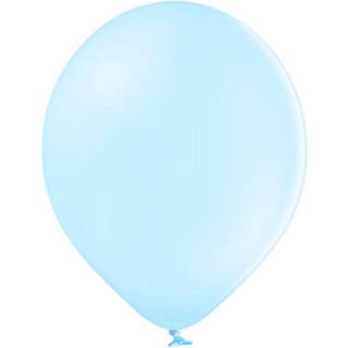 100 stk. Latexballoner himmelblå 9" - Perfekt til festdekoration med helium