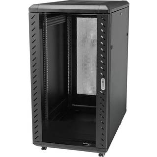 StarTech.com RK3236BKF stativ 32U Fritstående reol Sort
