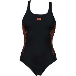 Arena svømmedragt til damer - Streak Swim Pro - Sort/orange