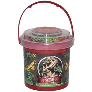 Wild Republic Dinosaur Bucket Dinosaur figurer s?tter t Rex Triceratops Velociraptor Stegosaurus og mere 18-delt
