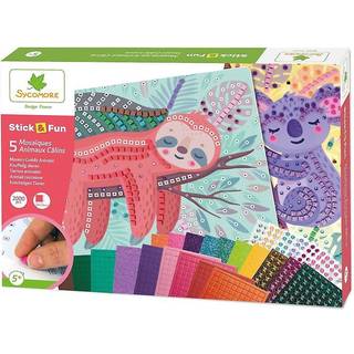 Sycomore: Stick n fun mosaiksæt - Kæledyrsvenlige dyr