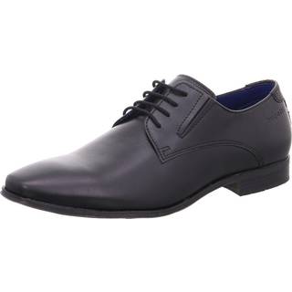 bugatti Herren Derby schwarz Glattleder
