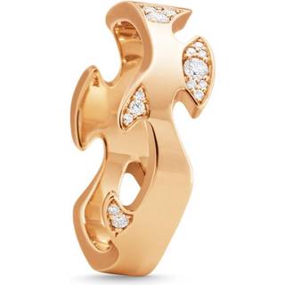 FUSION centerring (str. 48), Georg Jensen, 18 kt. rosa guld