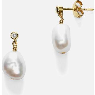 ANNI LU Pearly Øreringe 18 kt. Forgyldt Messing 221-30-43 - Dame - Brass