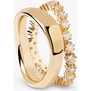 PDPAOLA Motion Ring 18 kt. Forgyldt Sølv AN01-463-54 - Dame - 925 Sterling Silver