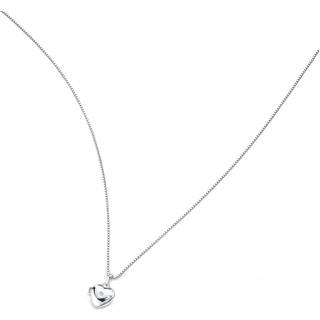 D For Diamond Silver Diamond Set Children's Heart Locket - D8543