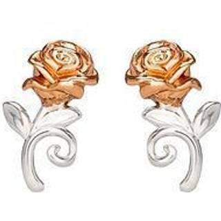 Disney Princess Belle Rose Earrings - Rose Gold