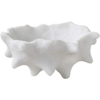 Mette Ditmer Art piece kastanje Ø20 cm Offwhite