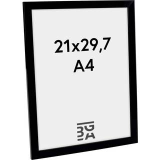 Ramme 6B Sort H.glans 21x29,7c