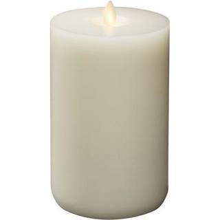 WAX LED vokslys højde 18.2 cm - Hvid