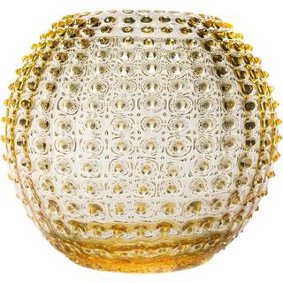 Anna Von Lipa Hobnail Globe vase 24 cm Citron
