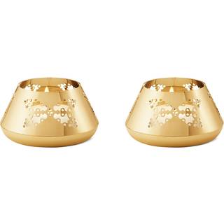 Georg Jensen fyrfadsstage stjerne 2 stk guld 2022