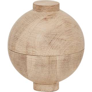 Kristina Dam Studio Wooden Sphere Skål Olieret Egetræ XL