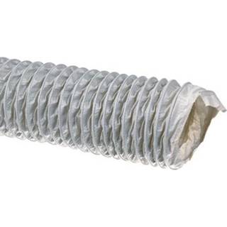 Ventilationsslange, med stålspiral, 76 mm (3"), 10 meter, grå
