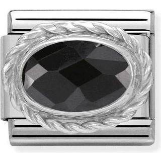 Nomination Classic - Composable Classic- Stein in schwarz facettiert mit Kordel- 330604/011