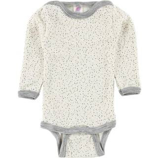 Engel Baby-Body Langarm Mit Druckverschluss Schulter Merino undertøj Børn størrelse 50/56 farve beige