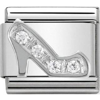 Nomination Classic - SilverShine aus Edelstahl mit 925er Silber und Zirkonia - Schuh - 330304/09 - silber