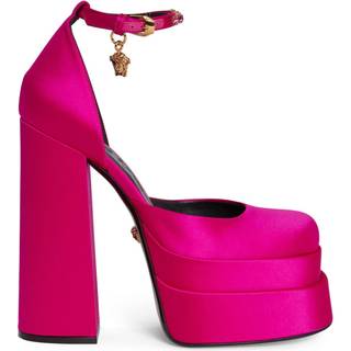 Versace Medusa Aevitas satin platform pumps - pink - EU 41