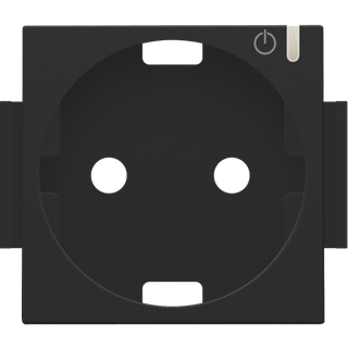 Niko Afdæk smart stikk black coated