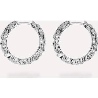 IX Crunchy Edge Earrings Silver