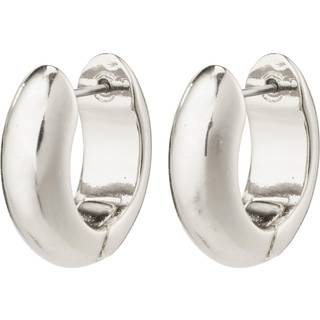 Pilgrim MINE chunky huggie hoops sølvbelagt