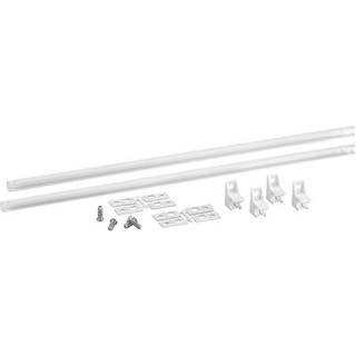 Classic by Elfa universal glideskinne, hvid, 44 cm