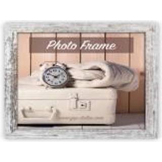 ZEP Nelson 6  white/brown  15x15 Wood Frame V21156
