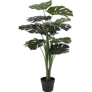 Monstera kunstig plante H90 cm grøn.