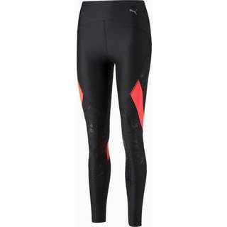 Puma Ultraform Highwaist Fleece Shine All Over Print Tight Women - Black, Pink, Size 8 - black