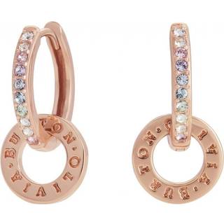 Olivia Burton Rose Gold Rainbow Huggie Hoop Earrings - Rose Gold