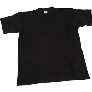 Hvid T-shirt i 100% bomuld, str. large, rund hals