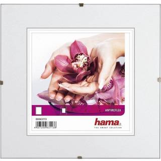 Hama "Clip-Fix" Frameless Picture Holder anti-reflective glass 20 x 20 cm