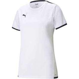 Women&#39;s Puma team LIGA Football Jersey, Black, Size S, Sport - White - S