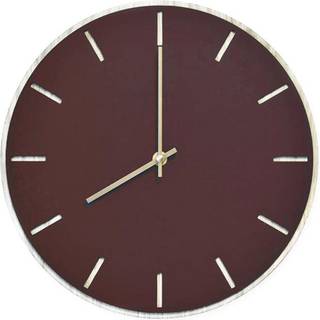 Hemverk Burgundy Oak Vægur 703305103028 - Unisex - 28 cm - Quartz