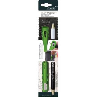 PICA Pocket sæt inkl 1 tømrerblyanter Sort/Hvid 23cm