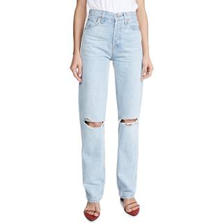 Re/Done Loose high-rise straight jeans - blue - 27