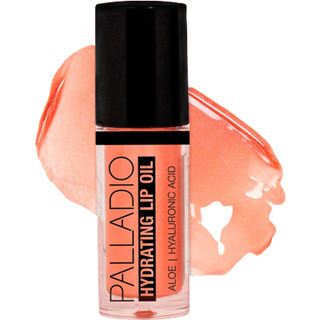 Palladio Hydrating Lip Oil infunderet med hyaluronsyre Non-sticky Formula Subtil glans med tonet ren farve flydende lbestift forhindrer sprukne